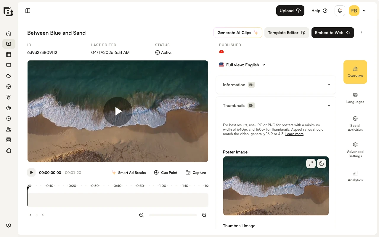 Thumbnails accordion with Thumbnail Image placeholder